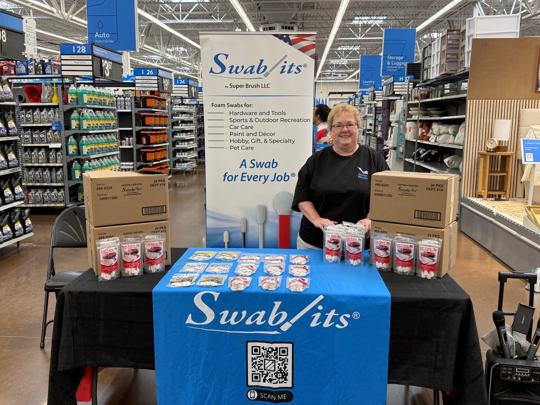 Super Brush/Swab-its® Celebrates Small Business Month at Walmart!