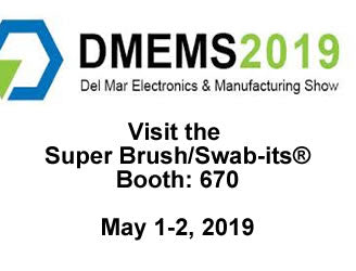 Super Brush LLC/Swab-its® Will Exhibit Its Foam Swabs Product Line at the Del Mar Electronics & Manufacturing Show