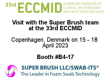Foam Swab Manufacturer Super Brush will be Exhibiting at the  ECCMID 2023