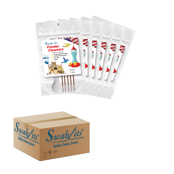 Swab-its® Lint-Free Feeder Cleaning Foam Swabs – 6 Bag Case | 87-8226-HW