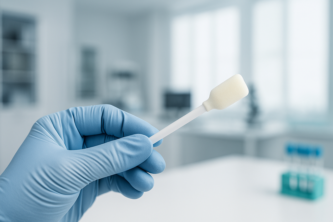 Lab Swabs Ring Super Brush Sterile Sample Collection Swabs - Instructions For Use ...