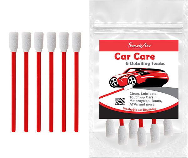Swab-its® Auto Detailing Foam Swabs – 6 Bag Case | 87-8227-HW