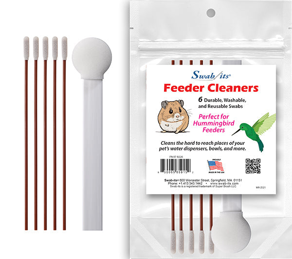 Swab-its® Lint-Free Feeder Cleaning Foam Swabs – 6 Bag Case | 87-8226-HW