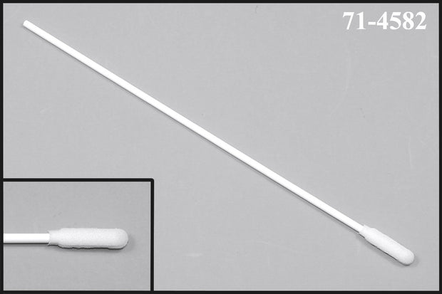 71-4582: 5.970” Overall Length Swab with Narrow Foam Mitt on a Polypropylene Handle