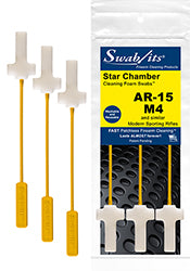 43-5556: AR-15/M4 Star Chamber Cleaning Foam Swabs™ by Swab-its®: Star Chamber Cleaning