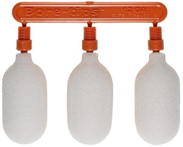 41-0012: 12 Gauge Gun Cleaning Bore-tips® by Swab-its®: Barrel Cleaning Swabs